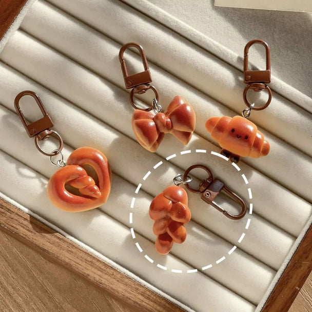 Bread Cute Keychain Car Keychains