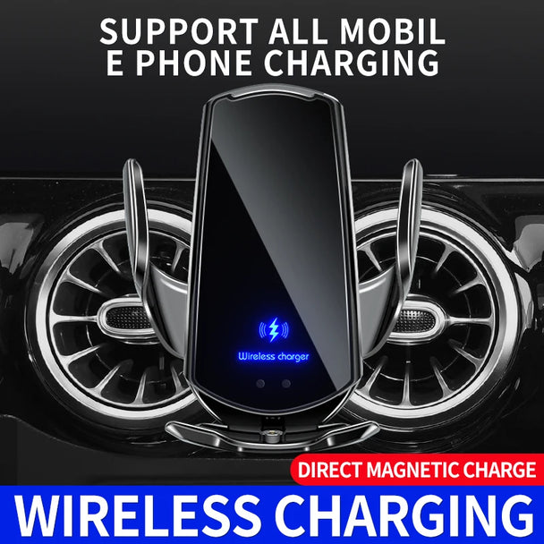 Wireless charging phone holder car