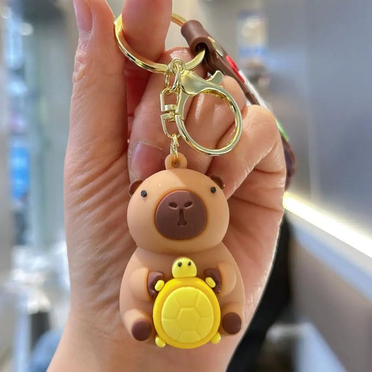 Cute Capybara Car Keychain