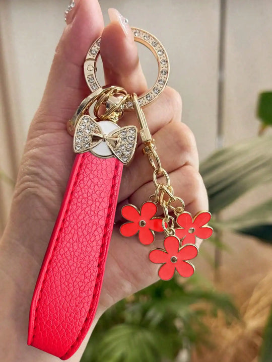 Elegant Crystal Car Key Accessory