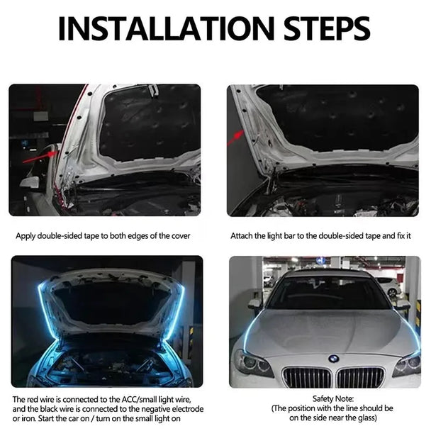 blue LED lights for car exterior