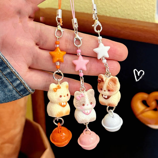 Cute Cat Keychain For Car