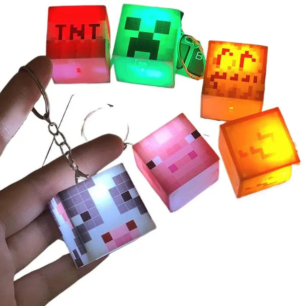 LED Light USB Car Keychain Gifts