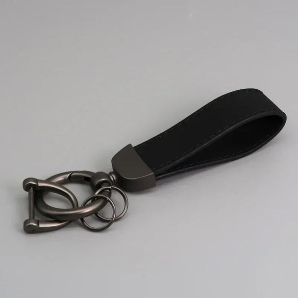 Leather Car Keychain for Men and Women