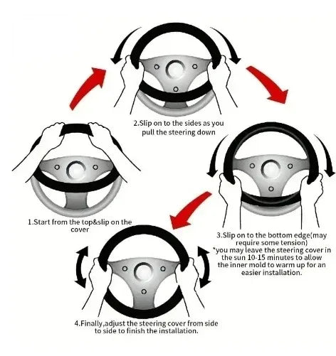 Stitch Steering Wheel Protect Cover | Cute Disney Car Accessories