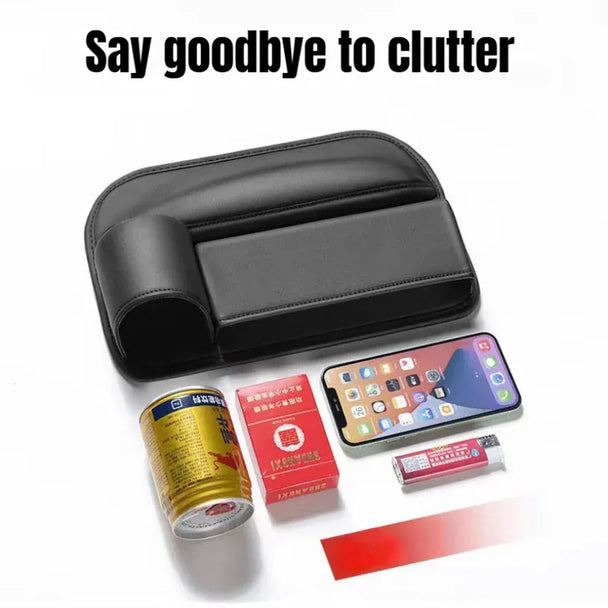 Car seat crevice storage box cup drink holder