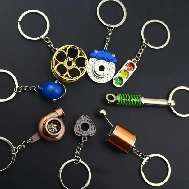 Mini Creative Wheel  Car Keychain