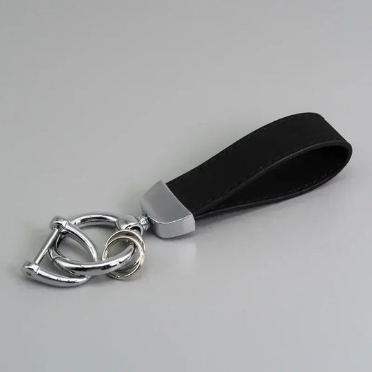 Leather Car Keychain for Men and Women