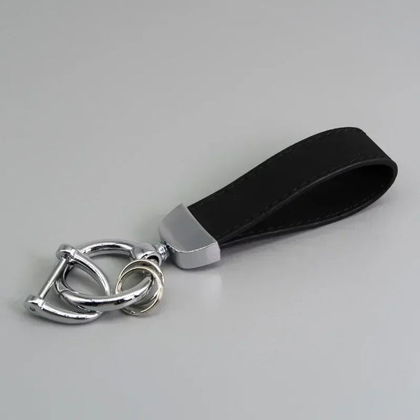 Leather Car Keychain for Men and Women