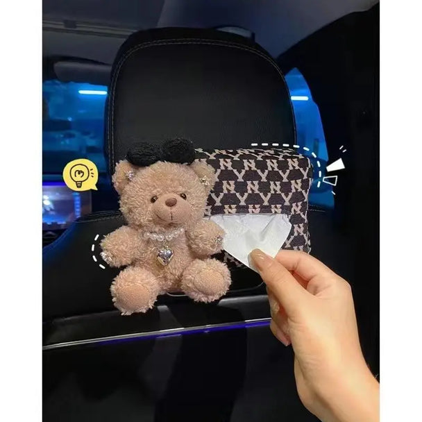 Bear Plush Seat Belt Shoulder Cover