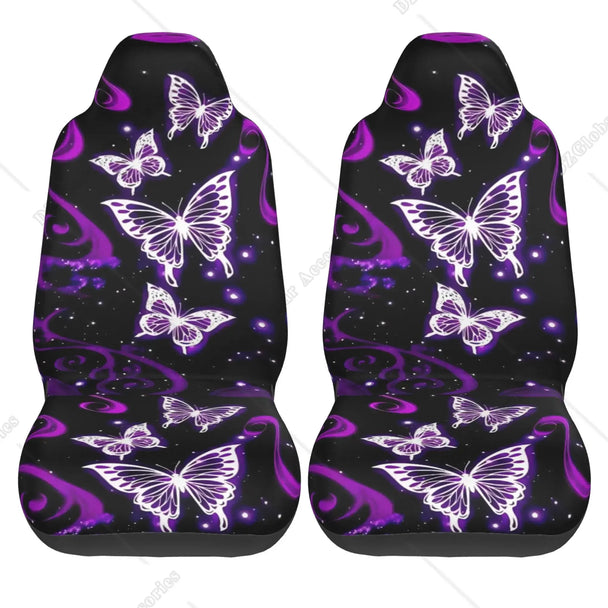 Purple Car Seat Cover – Premium Butterfly Protection for Your Vehicle