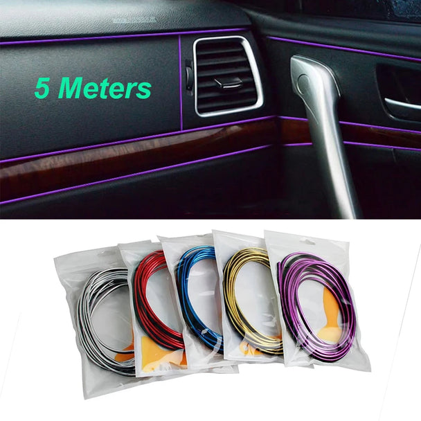 5 M Car Interior Moulding Trim Decoration
