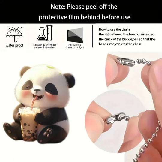 Panda Car Mirror Hanging Accessories