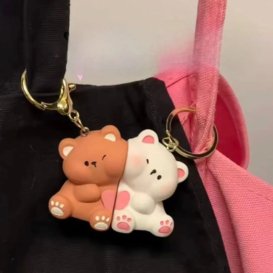 Couples magnetic keychain For Car