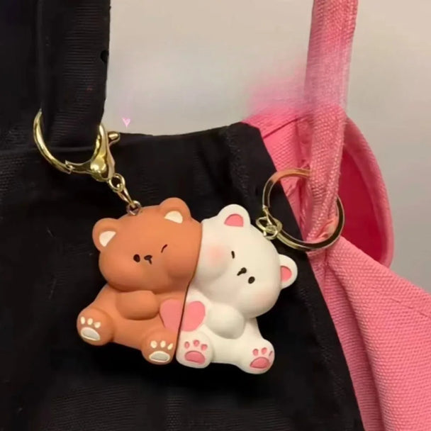 Couples magnetic keychain For Car