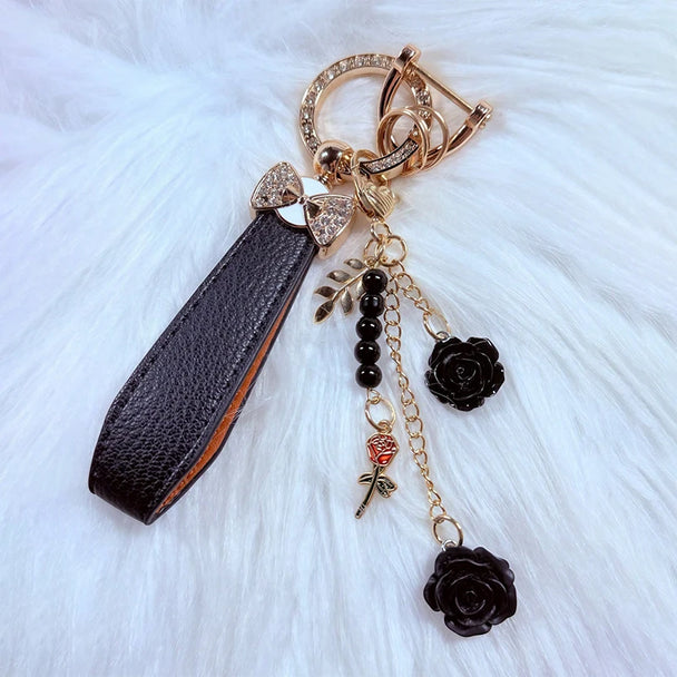 Elegant Crystal Car Key Accessory