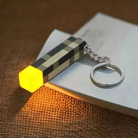 Mini Torch Light Car Keychain