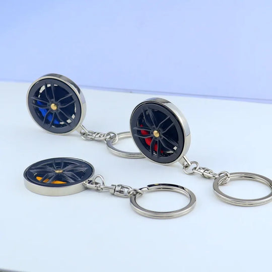 Creative Metal Wheel Keychain For Men