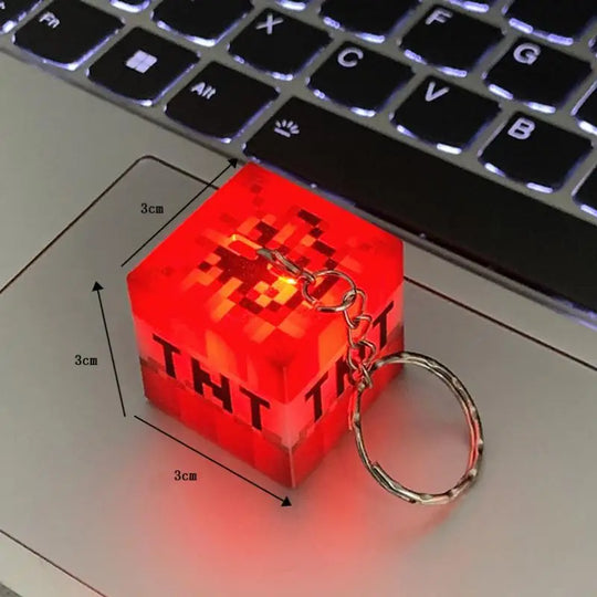 LED Light USB Car Keychain Gifts