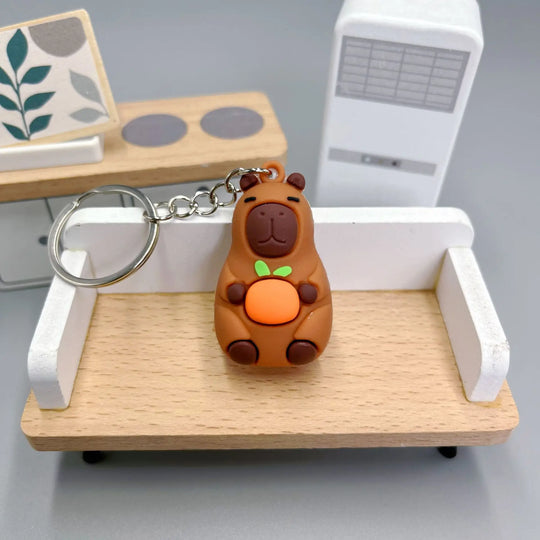 Cute Capybara Car Keychain
