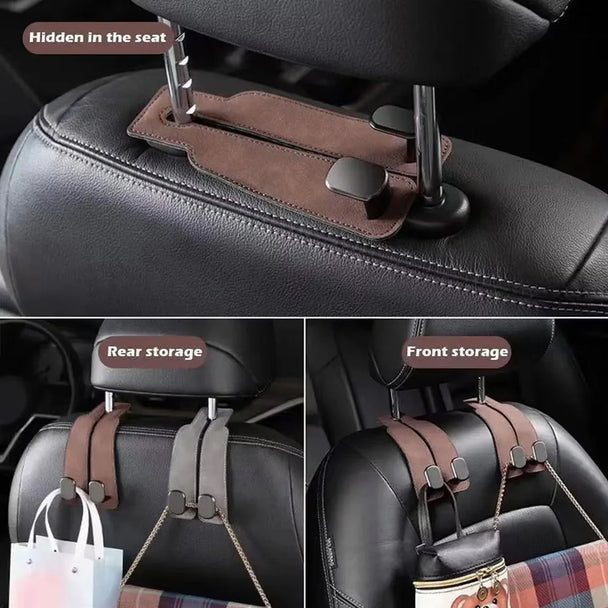 Premium Car Seat Back Storage Hook – Dual Hook Design for Maximum Organization