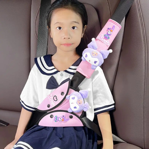 Kuromi Car Seat Belt Protective Cover