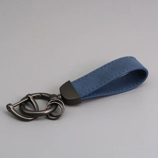 Leather Car Keychain for Men and Women