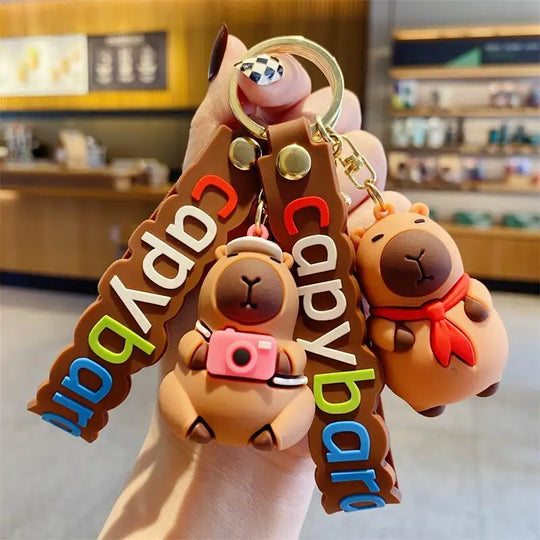 Cute Capybara Car Keychain Gifts