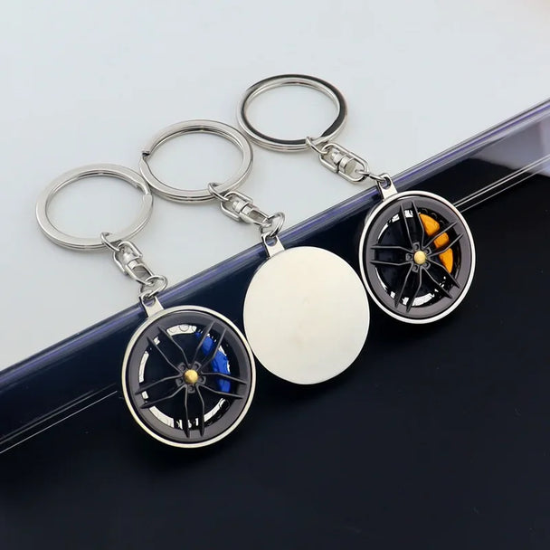 Creative Metal Wheel Keychain For Men