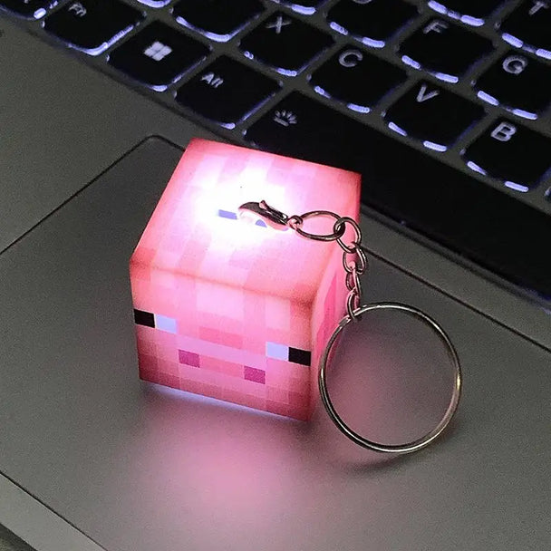 LED Light USB Car Keychain Gifts