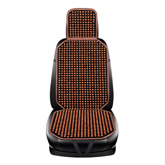 Beaded Car Seat Cover – Premium Wooden Bead Seat Cushion for Ultimate Comfort