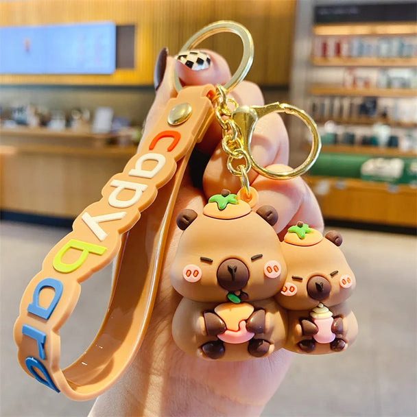 Cute Capybara Car Keychain Gifts