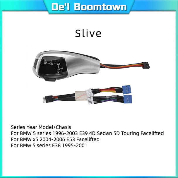 Automatic shift knob with button