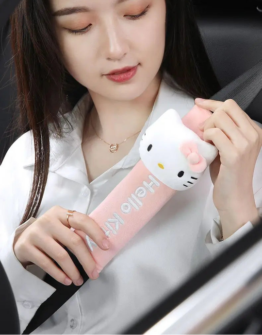 Hello Kitty Automobile Seat Belt Protector | AutoMania