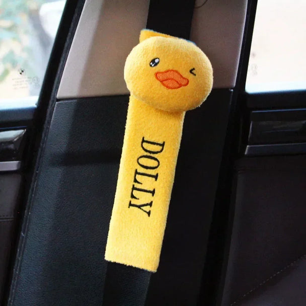 Cartoon Safety Belt Cover For Car | Cute Bear Rabbit&nbsp;