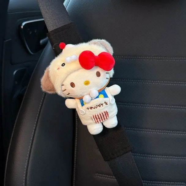 Cute Hello Kitty Seat Belt Cover Car | AutoMania