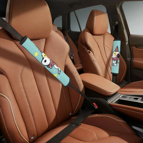 Snoopys Car Seat Belt Pads 2 PCS