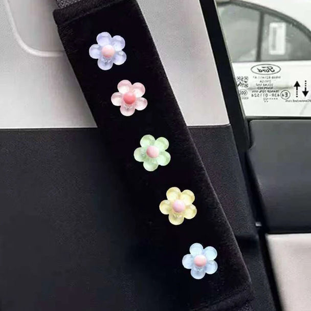 Flower Car Seat Belt Shoulder Cover
