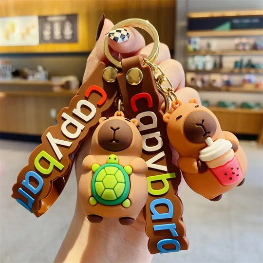 Cute Capybara Car Keychain Gifts