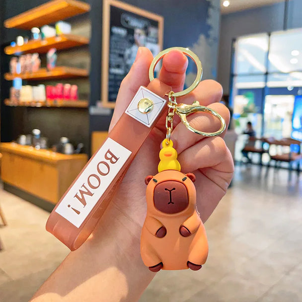 Cute Capybara Car Keychain Gifts