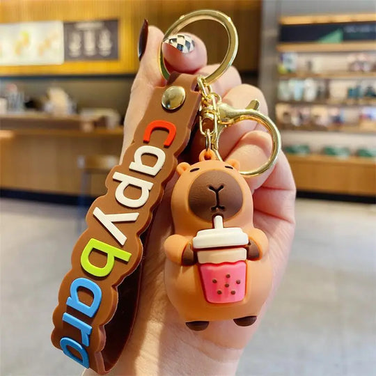 Cute Capybara Car Keychain Gifts