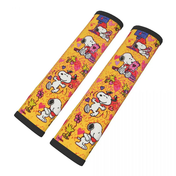 Snoopys Car Seat Belt Pads 2 PCS