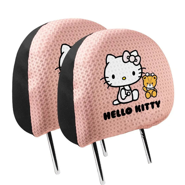 Hello Kitty Car Accessories |  2pcs Car Neck Pillow