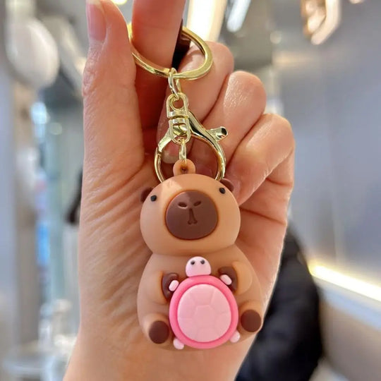 Cute Capybara Car Keychain
