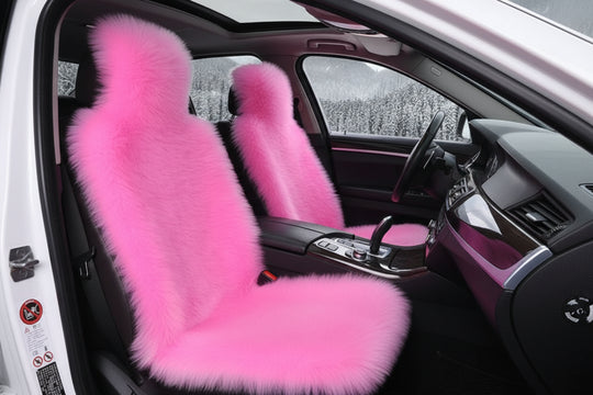 Luxurious Sheepskin Car Seat Cover – Premium Wool-Inspired Comfort for Every Journey