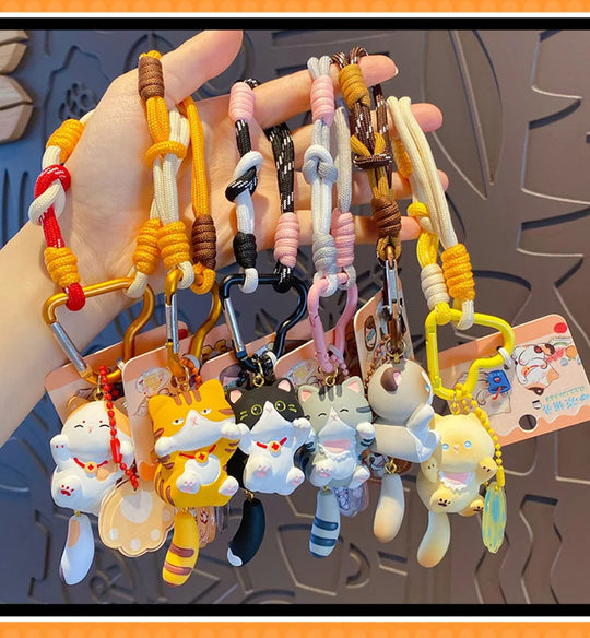 Cut Kitten Keychain For Car