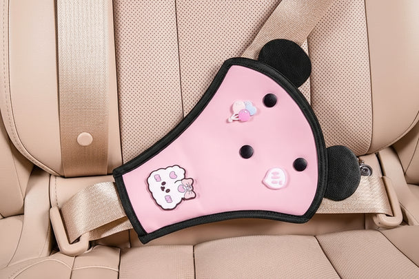Kid'S Seat Belt Cover Pad, Neck & Abdomen Cushion For Child