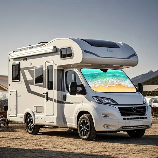 Beach Car Windshield