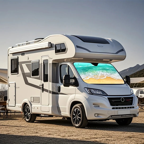 Beach Car Windshield