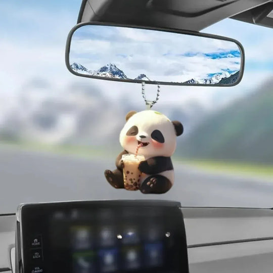 Panda Car Mirror Hanging Accessories